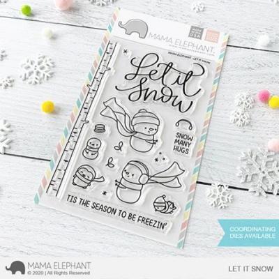 Mama Elephant Clear Stamps - Let It Snow
